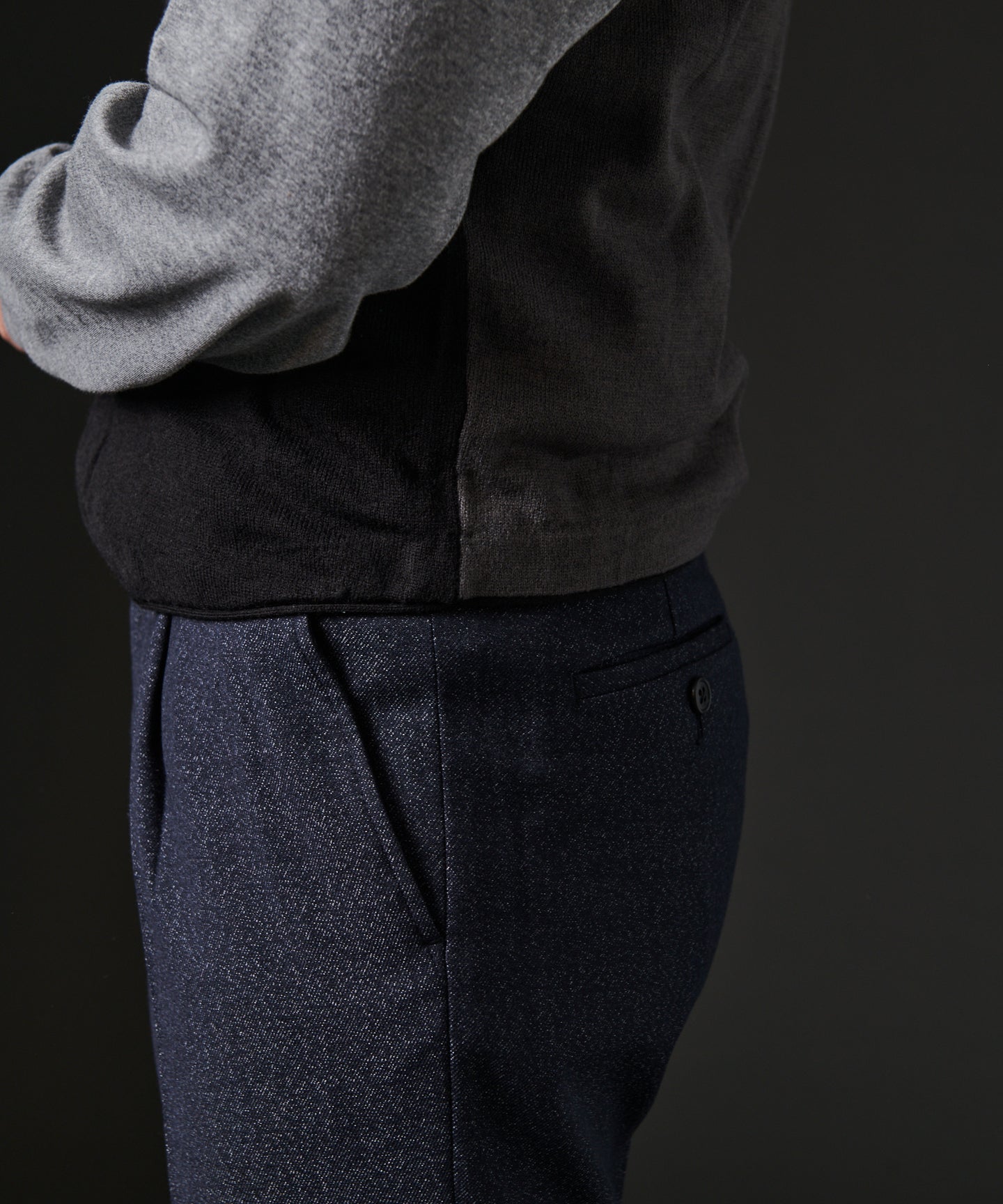 HIROKO KOSHINO LUMILETウールSETUPパンツ